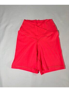 Aerie OFFLINE neon pink biker shorts size M